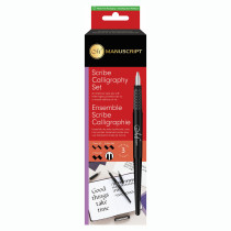 Manuscript Scribe Calligraphy Pen Set - 3 Nibs (Right Handed)